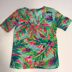 Lilly Pulitzer Tee. Island Time. S